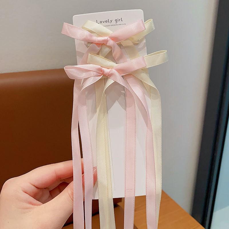 Sweet Fairy Lace Bow Duckbill Hairpin for Girls