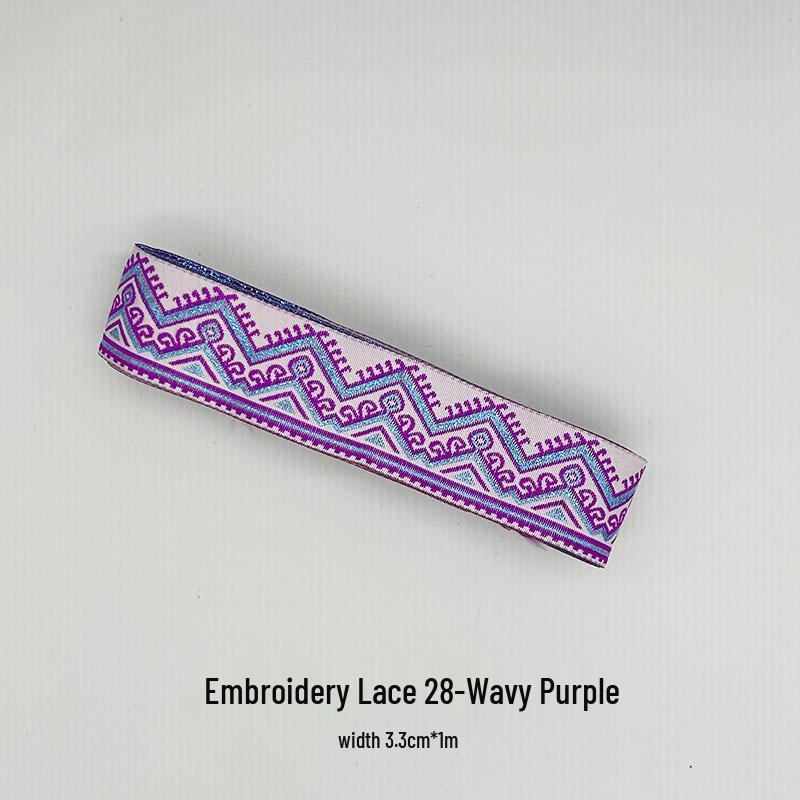 Zhuang Brocade Bamboo Fan Material Kit - Intangible Cultural Heritage Round Fan for Kindergarten