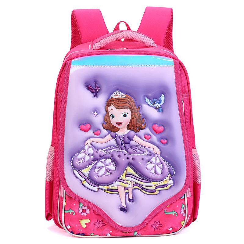 Zaino Cartone Animato 3D per Bambini Ragazzi Ragazze Studenti Scuola Elementare Carino Leggero Anti-Gravità Guscio Duro Borsa per Libri Grande Capacità Durevole