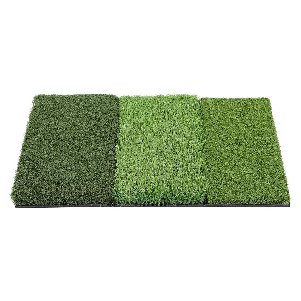 

NBR Bottom PE Grass Portable Golf Hitting Practice Pad Multifunction Putting Mat Training Supplies for Indoor Outdoor Using