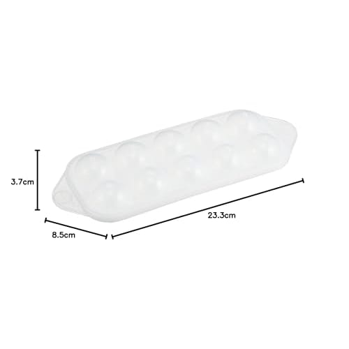 Tiger Crown White Ice Tray, 233 x 85 x 37mm, Large Ice Ball, Polyethylene and Polypropylene, 215mm
