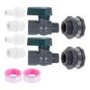 Ball Valve With Gasket Plastic Rain Tank Valve Rain Tank Faucet Kits