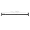 Extendable Curtain Rod Simple Mounting Clothes Drying Rod Metal Telescopic Rods