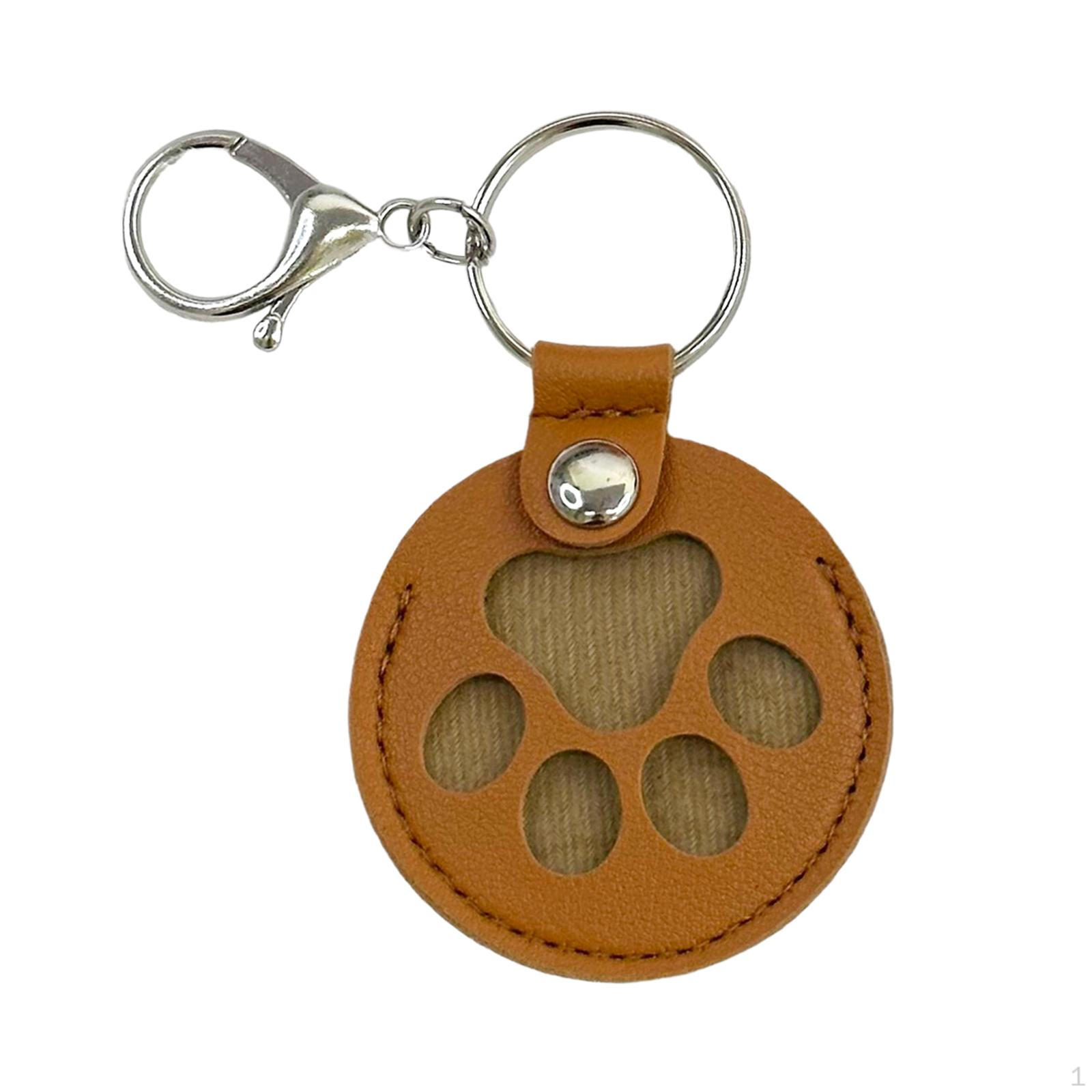 

Брелок для хранения шерсти собак и кошек, милый, сувенирный брелок для шерсти питомца светло-коричневого