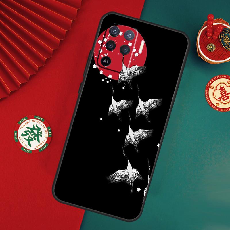 Japanese Style Art Case For Oppo A15 A17 A57 A6 A5 Pro A54 A74 A94 A16 A76 A96 A40 A60 A80 A18 A38 A58 A78 A98