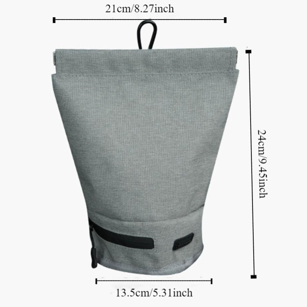 Waterproof Pet Poop Scooper Bag Hanging Oxford Dog Poop Bag Carrier with Hook Dog Garbage Holder for Cats and Dogs