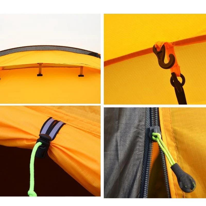 For3-4 Persons Aluminum Pole 210T Waterproof Outdoor Camping DomeTent