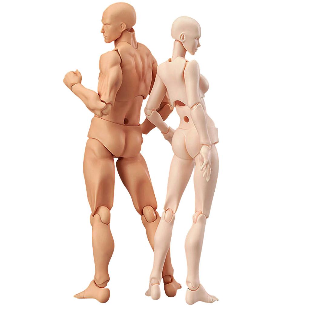 Drawing Figures For Artists Action Figure Model Human Mannequin Man Woman Kits