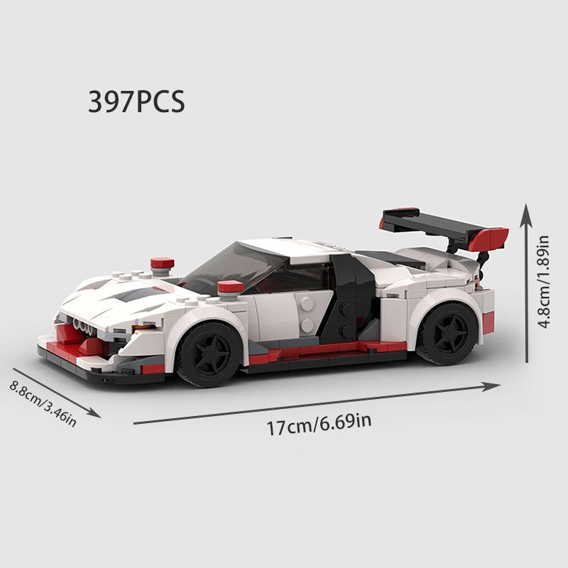 MOC Speed Sports F1 City Racing Car AE86 Building Blocks Brick Vehicle Supercar Fast & Furious1 MK4 Supra Kids Toys Boy
