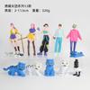 12pcs/Set Kpop Demon Hunters Action Figure Toy Derpys Tiger Rumi Mira Zoey Sussy Figurine Doll For Fans Gift