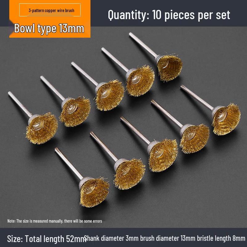 Electric Grinder Steel Wire Brush - Rust & Polishing Head for Walnut & Wenwan Grinding, Steel & Electric Brush.