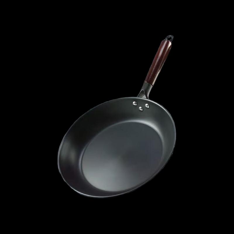 Li Lang Wrought Iron Nitrided Frying Pan