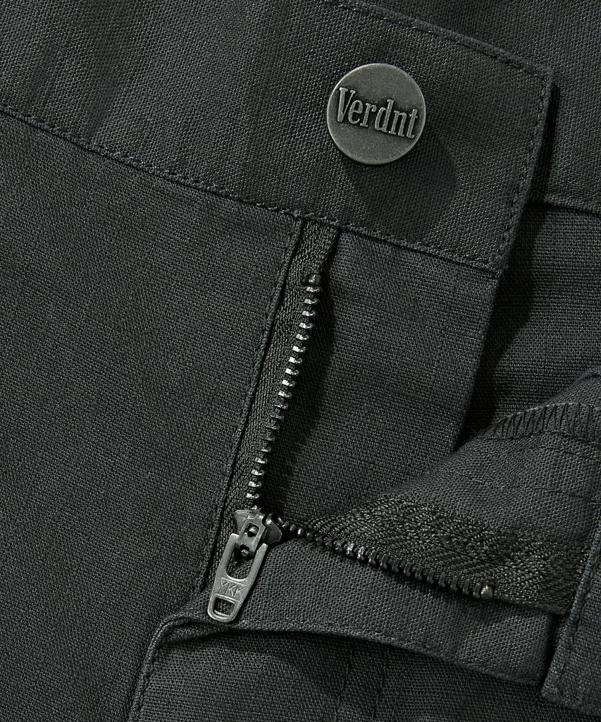 Beodeonteu Utility Side Big Pocket Wide Pants [Charcoal]