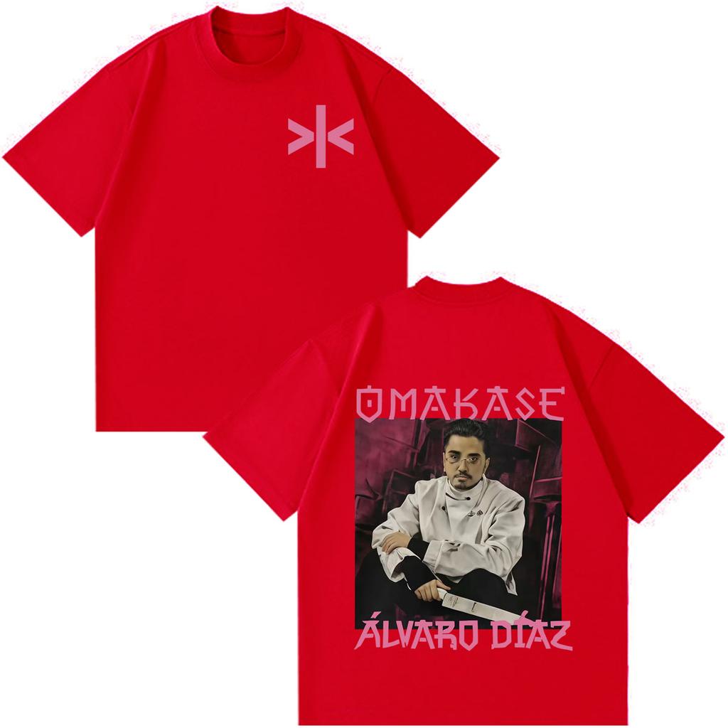 Alvaro Diaz Omakase Album 2026 Tour Merch T Shirt Unisex Unisex Fashion Tshirt Shortsleeved Loose Casual Cotton Oversized Tshirts