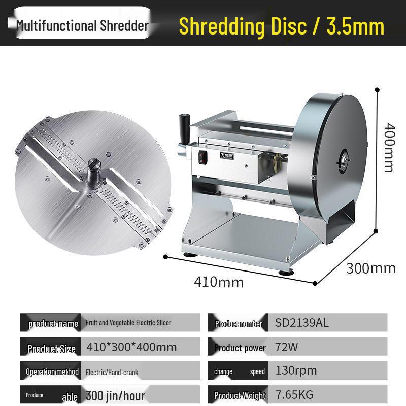 Electric Vegetable & Lemon Slicer: Fully Automatic & Manual Potato Cutter