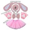 Dog Costume Accessories Ear Headbands,Bows,Nose,Tail Halloween Cosplays Props