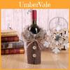 Luxurious Santa Claus Wine Bottle Cover Gift Bag For Festive Christmas Table Decor