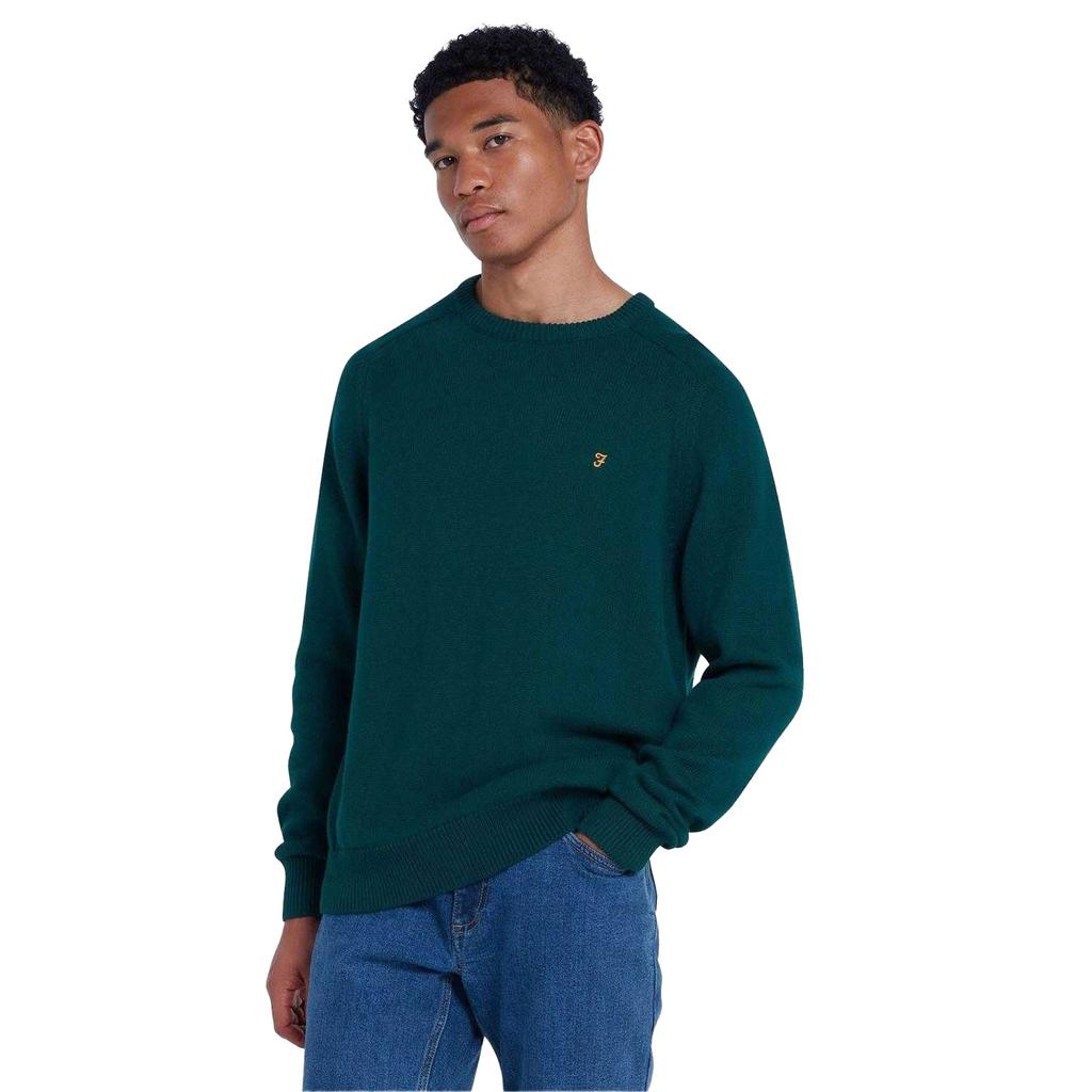 Męska bluza Farah Kingsbury z okrągłym dekoltem