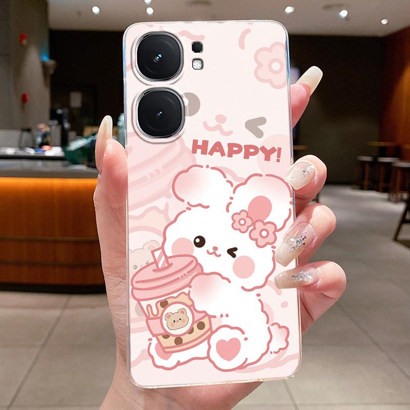 Casing For Vivo iQOO Neo9 Neo9s Pro+ Neo 9 9s Pro Plus 5G Luxury Dragon Cute Cool Boys Girls Transparent Phone Case Back Cover