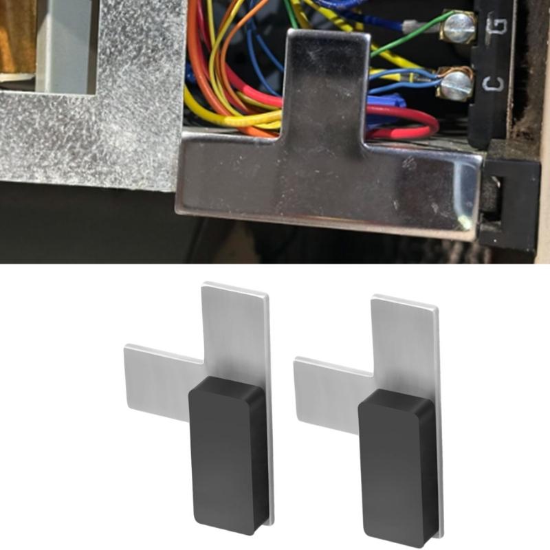 2Pcs HVAC Magnet Furnace Door Switches Depressor FF75 Furnace Door Switches Magnets Spare Part Easy to Install Enduring