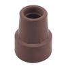 19mm Rubber Pole Cap Walking Stick Crutch Cane Bottom Pads CoverElderly Cane Anti Slip Foot Pad Trekking Pole Cane Accessories