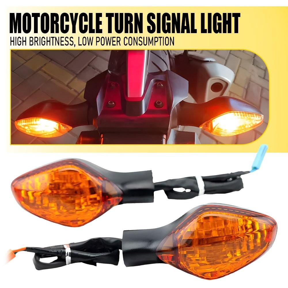 2X Front/Rear Turn Signal Lights For Honda NC700S NC700X DCT 2012-2017 Amber