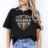 Dogaholic T-Shirt Gift Yes I'm Dogaholic Heart Dog Mom Unisex Tee Black Navy Dar