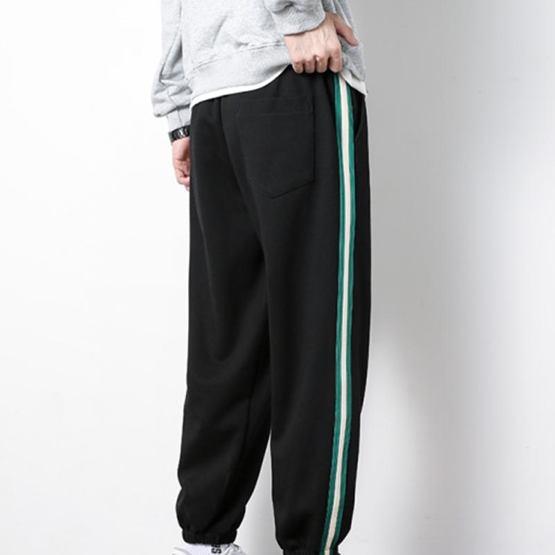 Men Long Pants Autumn and Winter Mens Casual Sweatpants Soft Sports Pants Jogging Pants Black Grey Color M-8XL YBG60