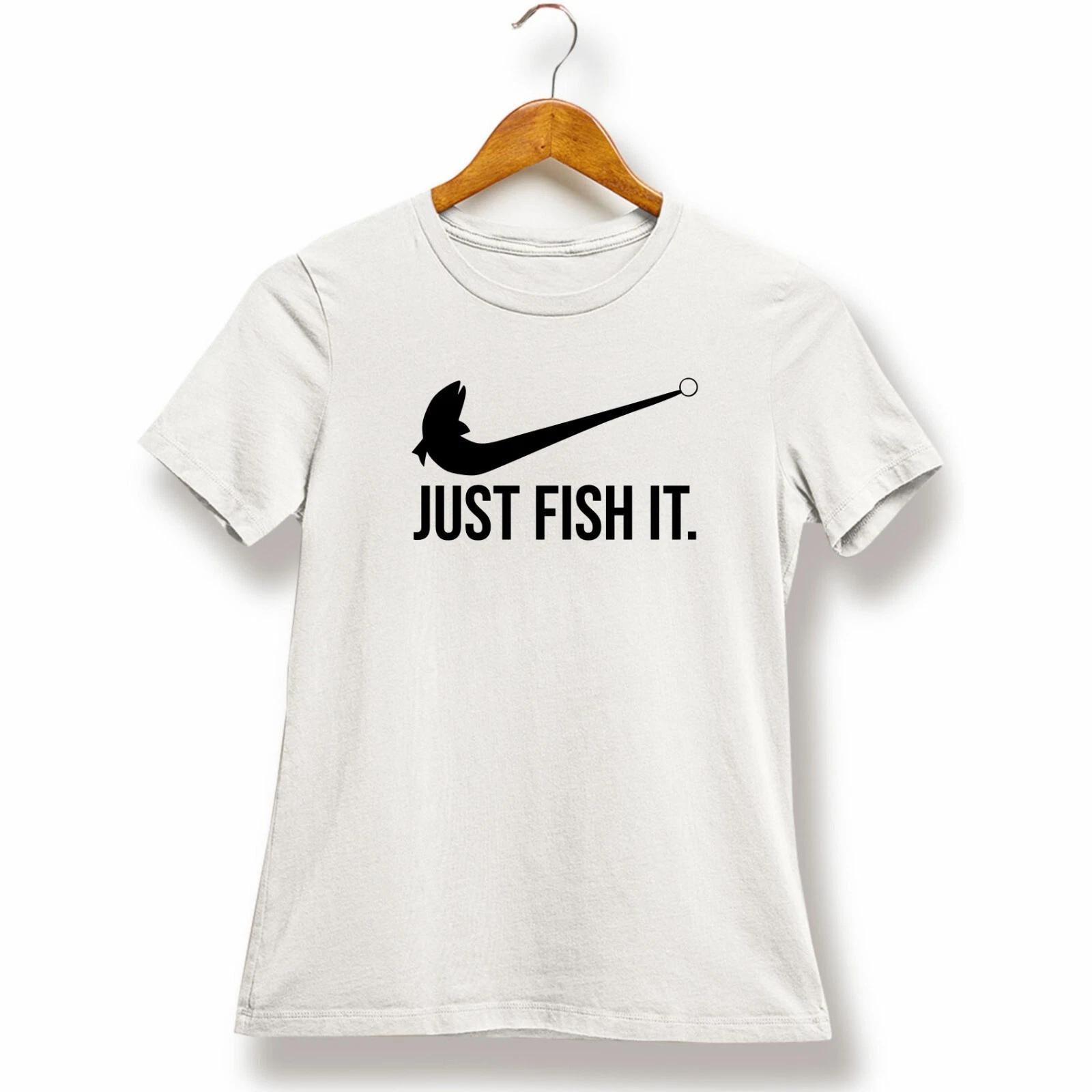 Men s Fishing T-Shirt: Just Fish It - A Humorous Gift Tee for Carp Fishermen 2XL