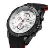 Megir Mode Herren Sportuhr Silikonarmband Armbanduhr Uhr Wasserdicht Quarz Chronograph Montre Homme 2055