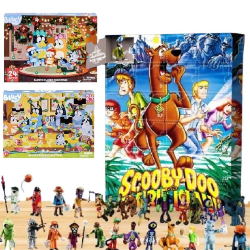 2024 Christmas Themed Blind Box Advent Calendar Fun Pvc Toy Set For All Ages