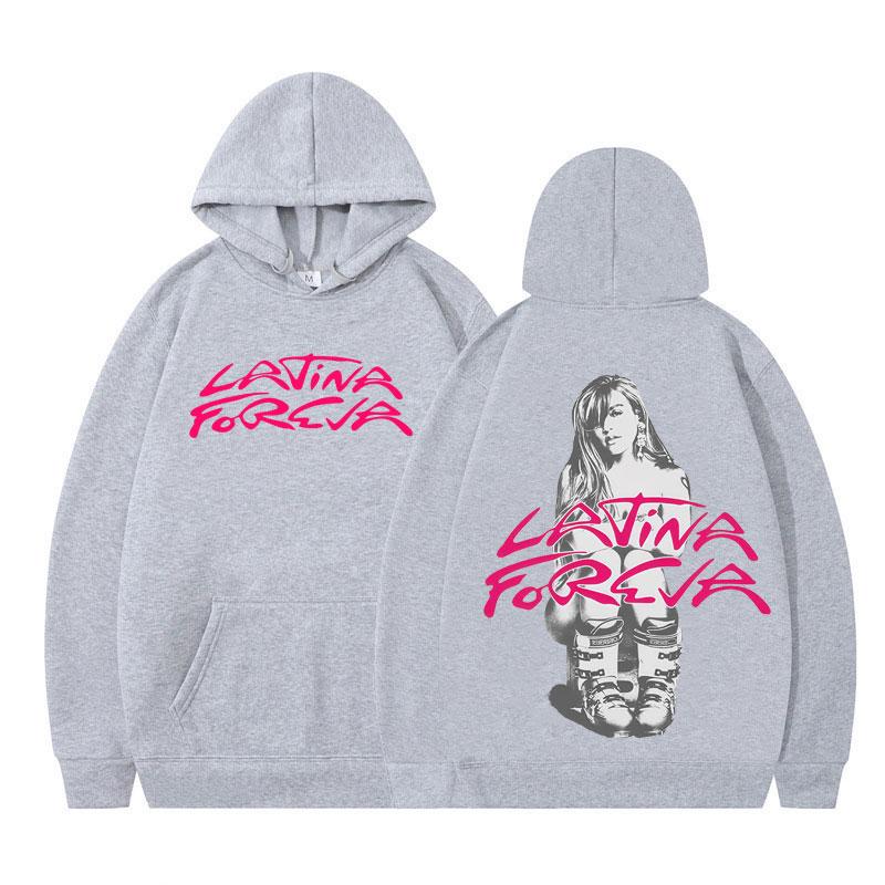 Karol G Tropicoqueta Latina Foreva 2025 Hot Sale Album Merch Tracksuit Man Fashion Hoodies Aesthetic Long Sleeves Sweatshirt