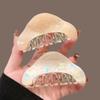 Elegant Amber Triangular Hair Claw Clip with Shimmering Color Elegant Hair Styling Accessories For Women Updos Buns