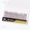 30Pcs Durable Diamond Nail Drill Bits Cuticle Removal Callus Removal Nail Buffing Head Cone Shape Electric Nail Drill Set