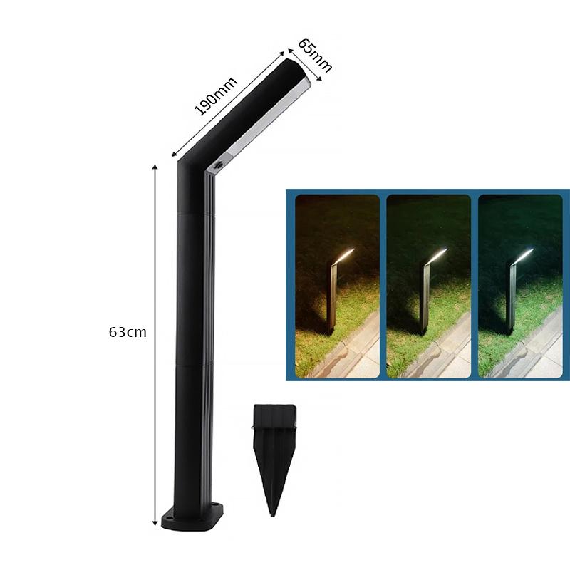 

90LED Solar Garden Light Solar Powered Pathway Light Outdoor IP65 Lawn Landscape Light Adjustable 3 Colors Bright Street Lamp