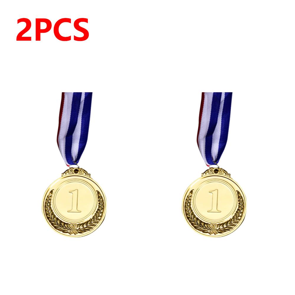 1-10pcs Gold Silver Bronze Prizes Winners Medals Sports Day Competitions Awards Medal Adults Children Outdoor Games Souvenir