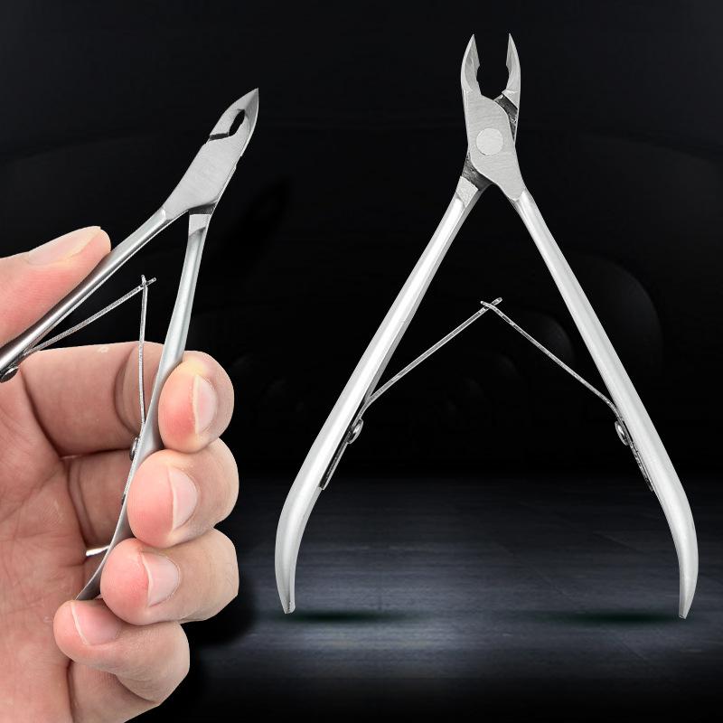 

Nail Art Cuticle Nippers: Small Beauty Tweezers for Hangnails and Skin Trimming None