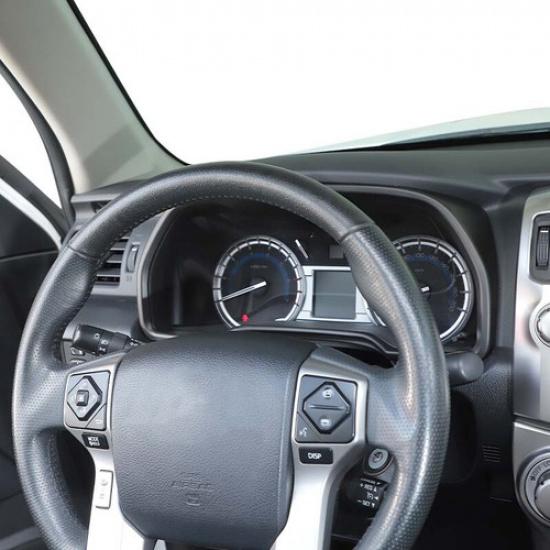 Matte Black Dashboard Meter Display Frame Cover Trim Bezels For 4Runner 2010+