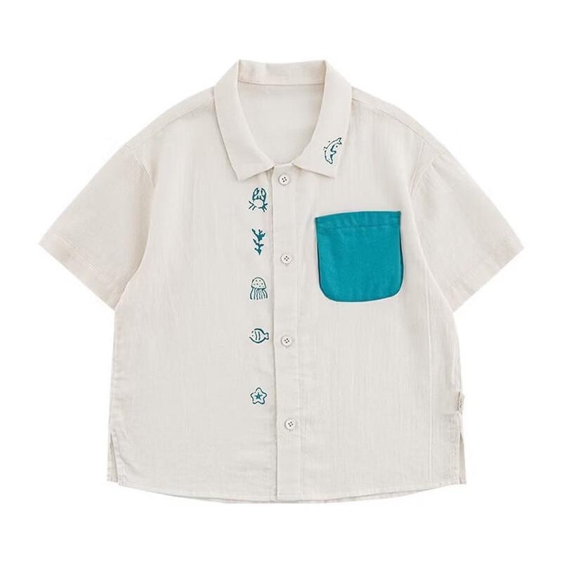 Yoyou Boy s Underwater Animal Short Sleeve T-Shirt 110 cm