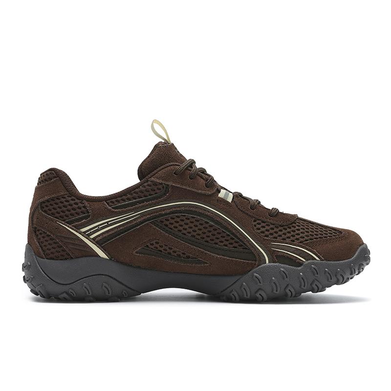New FILA PEBBLE Cushioning Wear-Resistant Low-Top Running Shoes Women's Garden Brown F12W512157FPS