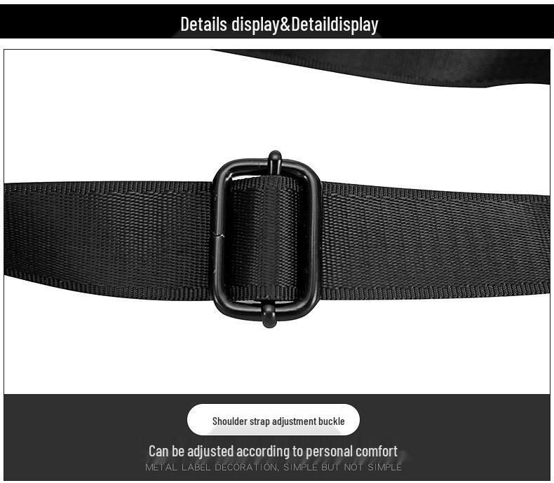 Korean Style Waterproof Crossbody Bag - Unisex Casual Travel Shoulder Bag & Coin Purse