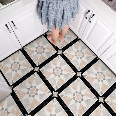1 pz lucido marmo geometrico piastrelle per pavimenti adesivo cucina armadio bagno decorazioni per la casa autoadesivo cristallo pellicola dura decalcomanie della parete di arte