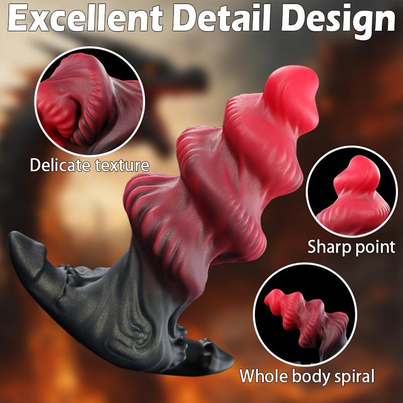 Wearable Silicone Plug, Spiral Texture Design, Soft Liquid Silicone, Flexible Comfortable Fit, Premium Collection, Discreet Packaging