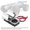 540  550 Motor Twin Cooling Fan Heat Sink With for 110 Scale Electric RC Car Silver
