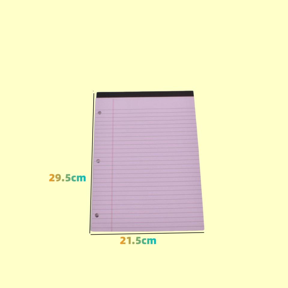 KAISA A4 Flip-Top Notepad - Multi-color, Tear-Off, Sectioned Design