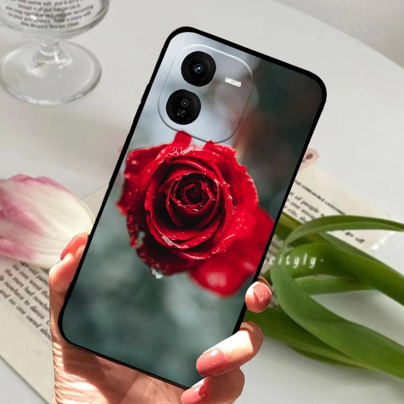 For Vivo IQOOZ9X Cases Z9 Turbo Z9X Z9Turbo 5G Luxury Painted Phone Silicone Soft Back Cover For IQOO Z9 Lite Protective Shells