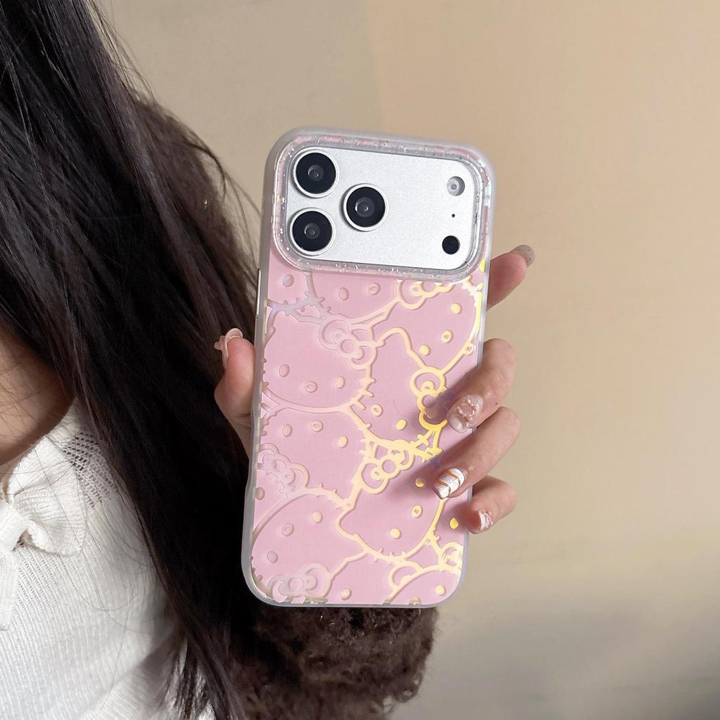 Laser Line KT Cat Case for iPhone 16 Pro Max/15/14/13 – Soft, Stylish Design