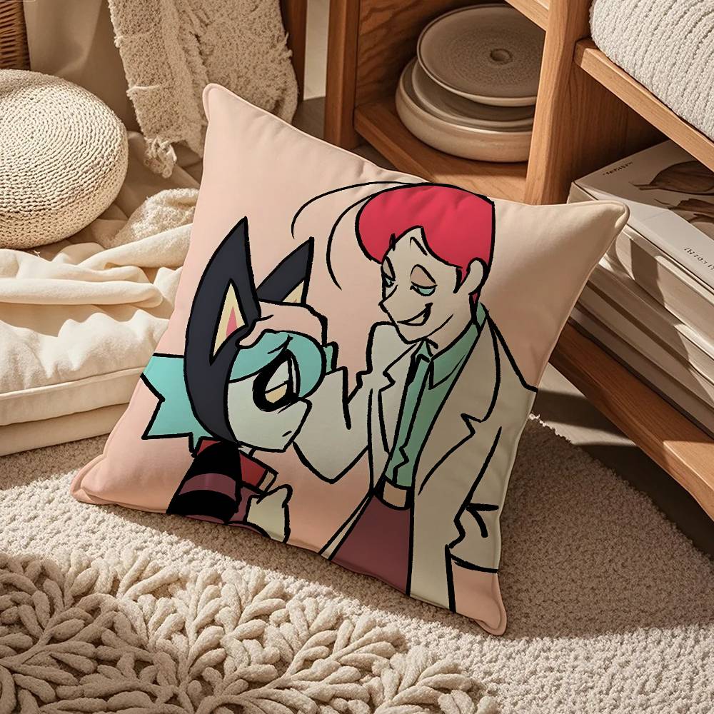 P-Psychocuties Mimi Anime Kissenbezug Komfort Sofa Bett Seidig elegant Unsichtbarer Reißverschluss Kundenspezifischer dekorativer Kissenbezug