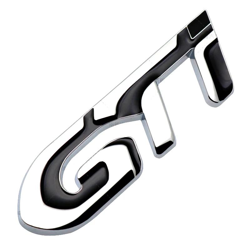 Bil Skärm Sido Klistermärke Bagageutrymme Metallmärke Emblem För GTI GT GTline GT RCZ 406 405 205 3008 206 208 408 508 407 107 307