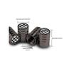 Jeep Tire Valve Stem Caps for Grand Cherokee, Compass, Wrangler, and Cherokee - Decorative Set